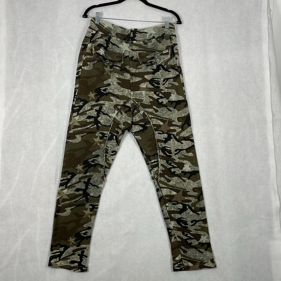 Absolut Joy Camo Mens L Cotton Drop 2 Pocket Sweatpants Relaxed Pull-On Pants - Picture 7 of 10